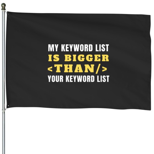 Discover SEO Expert Gift Keyword List SEO Manager House Flags