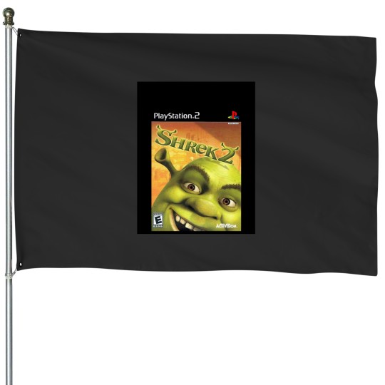 Discover Shrek 2 Graphic House Flags