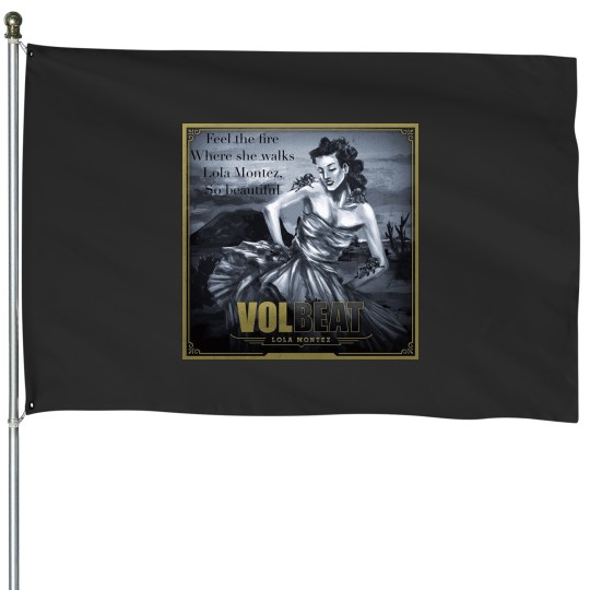 Discover Volbeat Lola Montez Long Sleeve T Shirt House Flags