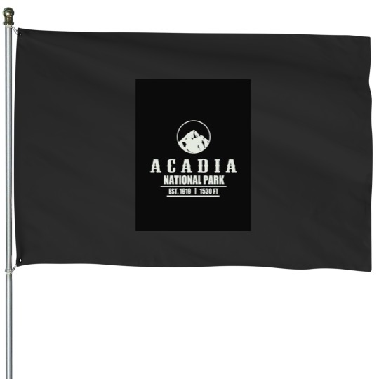 Discover Acadia Pride Region State Est 1919 Shirt Graphic House Flags