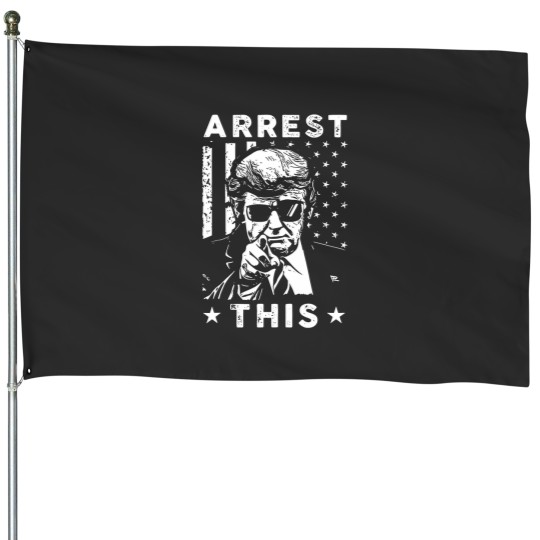 Discover Arrest this trump trump 2024 Essential House Flags