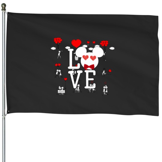 Discover LOVE VALENTINE DAY Graphic Design for Shirt Mug Phone Covers and more. C House Flags