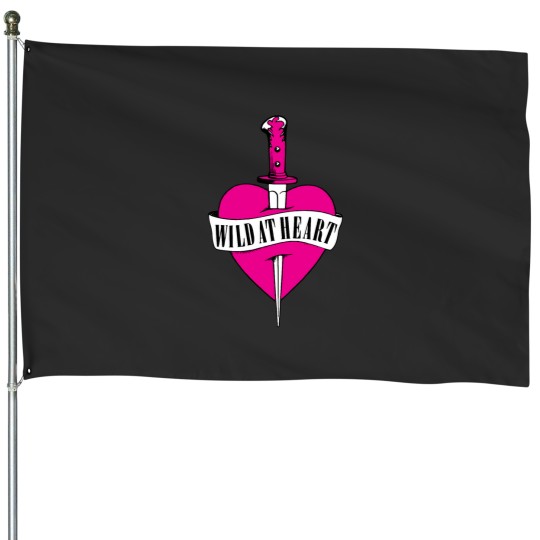 Discover Wild at Heart House Flags