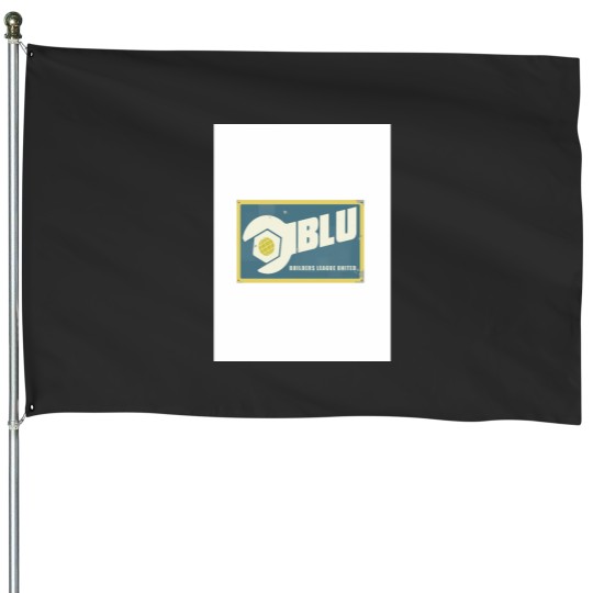 Discover Team Fortress 2 BLU Graphic House Flags