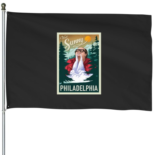 Discover Visit Sunny philadelphiass House Flags