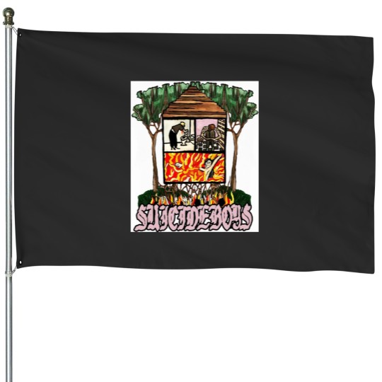 Discover LONG TERM EFFECTS OF SUFFERING - SUICIDEBOYS ALBUM COVER House Flags