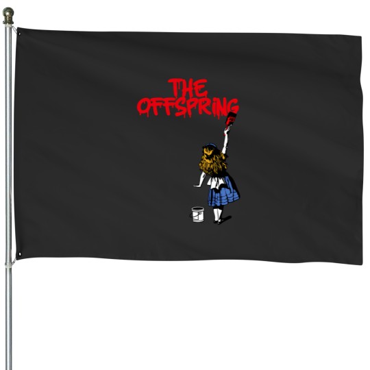 Discover Offspring Ll Girls With Red Paint House Flags