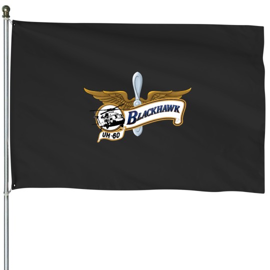 Discover Vintage Blackhawk design House Flags
