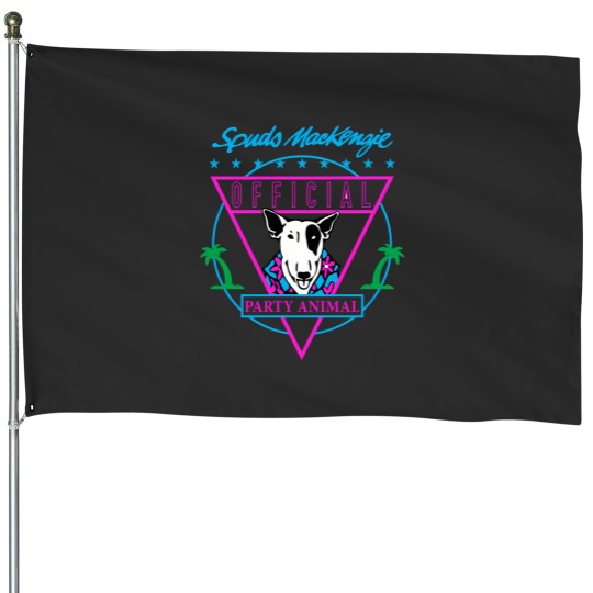 Discover Spuds Mackenzie The Original Party Animal House Flags