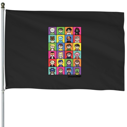 Discover DreamSMP Players Essential House Flags