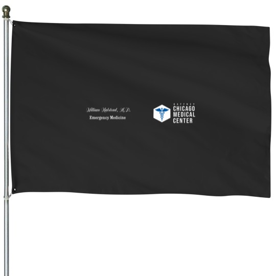 Discover CHICAGO MED WILL HALSTEAD SCRUBS EMERGENCY Mediciness House Flags