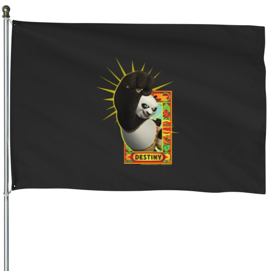Discover Kung Fu Panda Po Destiny Punch House Flags