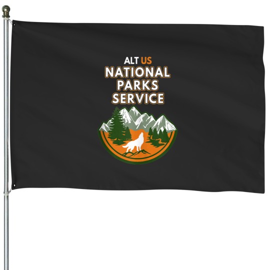Discover Resist - Alt US National Parks Service Tank House Flags