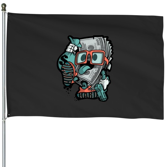 Discover Hustle Hard Hip Hop House Flags