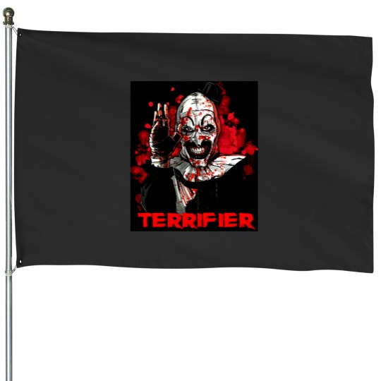 Discover Great Model Terrifier Movie Horror Art The Clown Awesome For Movie Fan House Flags