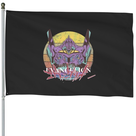 Discover EVA01 Evangelion House Flags