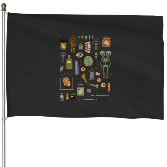 Discover Oddities House Flags