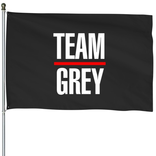Discover Team Grey House Flags