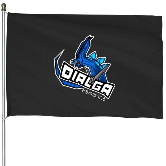 Discover dialga legendary Pokemonss Essential House Flags