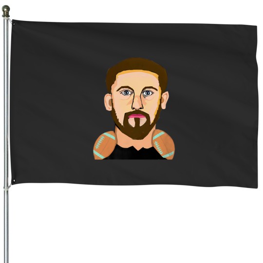 Discover Dane Coles Sketch Art House Flags