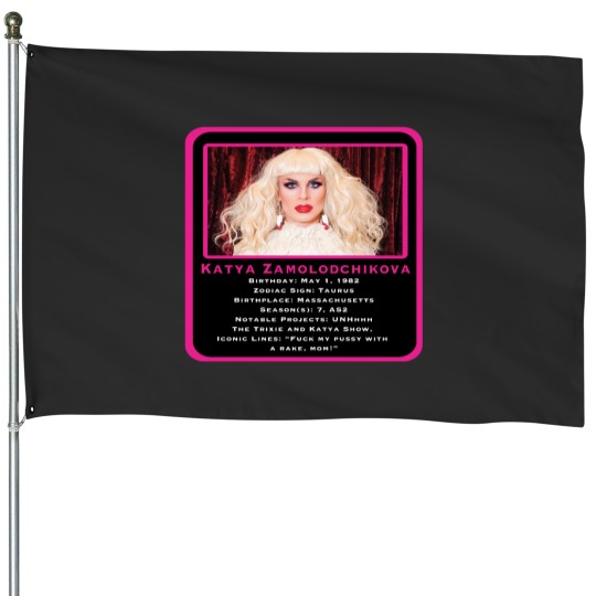 Discover Katya Trading Card House Flags