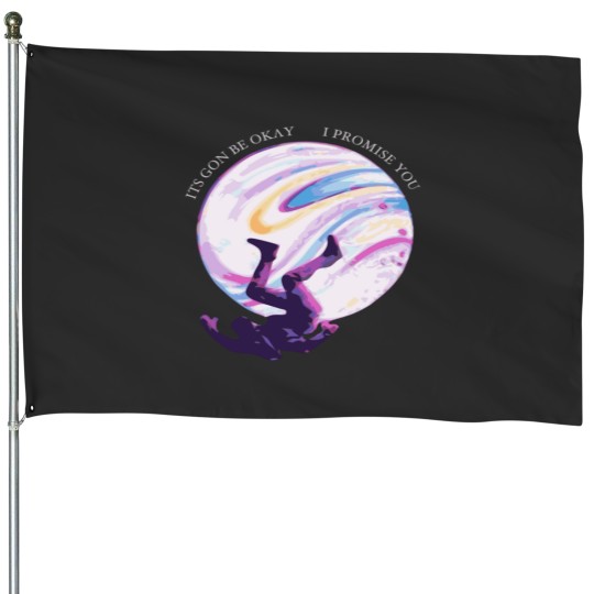 Discover Kid Cudi Man On The Moon 3 House Flags