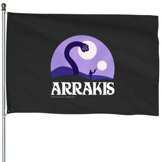 Discover Fear Is The Mind Killer Purple Arrakis House Flags