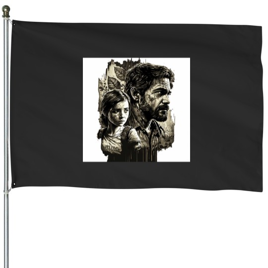 Discover Joel and Ellie Last of Us House Flags