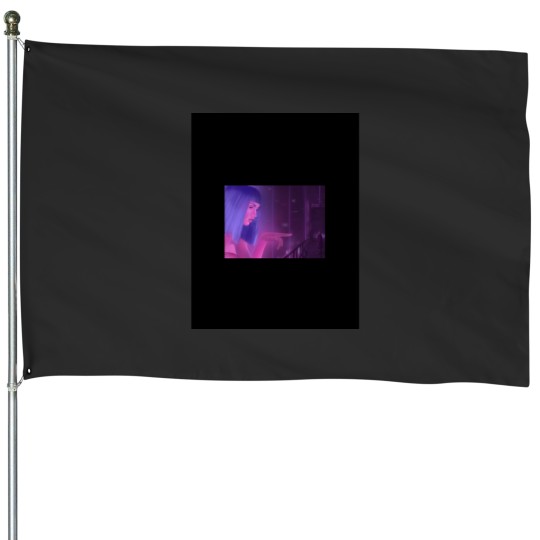 Discover Blade Runnerss 2049 Graphic House Flags
