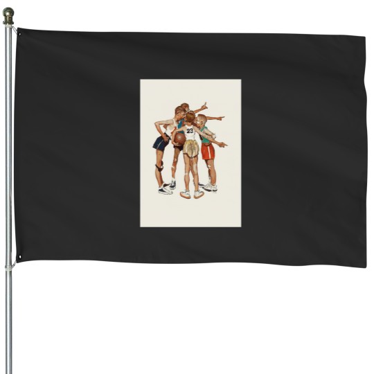Discover Basketball Portfolio House Flags