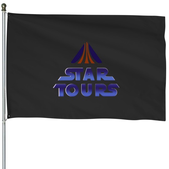 Discover STAR TOURS Monitorscreen logo House Flags