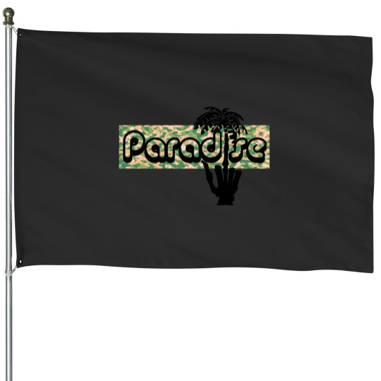 Discover Paradise House Flags
