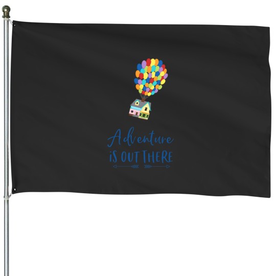 Discover Adventure is Out There House Flags
