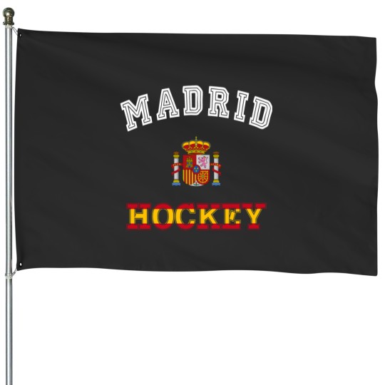 Discover Spain We Love Madrid Field Hockey Essential House Flags