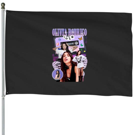 Discover Pop Olivias Music 2024 Tour Vintagess Essential House Flags