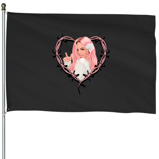 Discover Karol G in the heart karol g tattoo manana sera bonito House Flags
