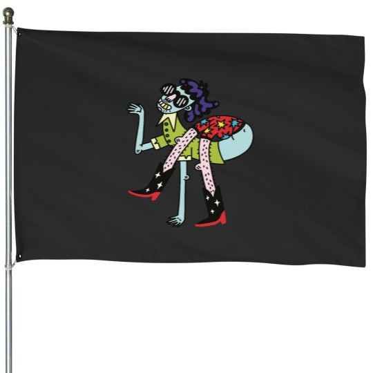 Discover Giddy Up! House Flags