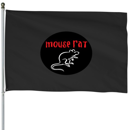 Discover Mouse Rat Circle Essential House Flags