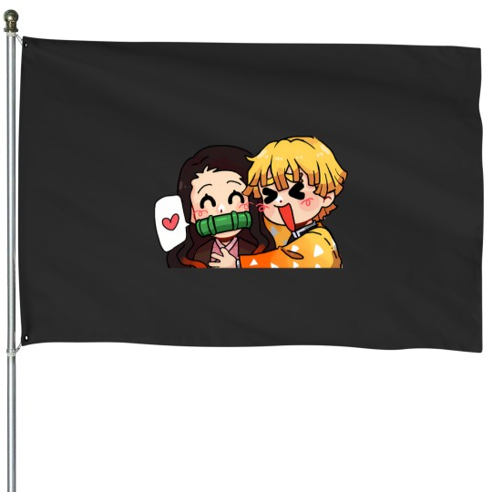 Discover neko And zenittsu 3414 House Flags