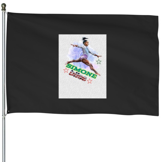 Discover simone biles Triblend House Flags