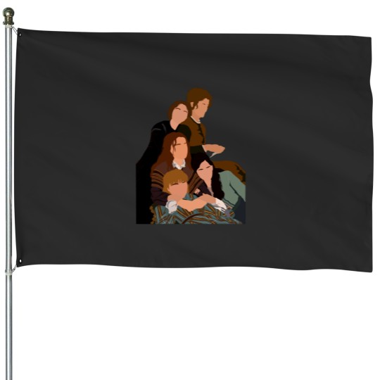 Discover little women Active House Flags