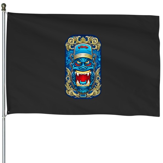 Discover King Kong Skater House Flags