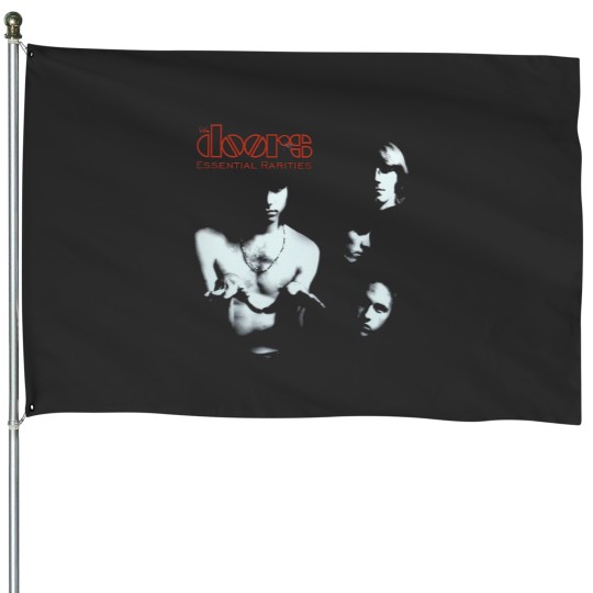 Discover The Doors Band Logo House Flag