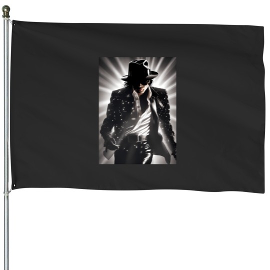 Discover King Of Pop House Flags