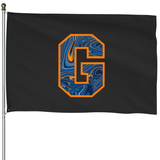 Discover Gettysburg College Swirly G 1257 House Flags