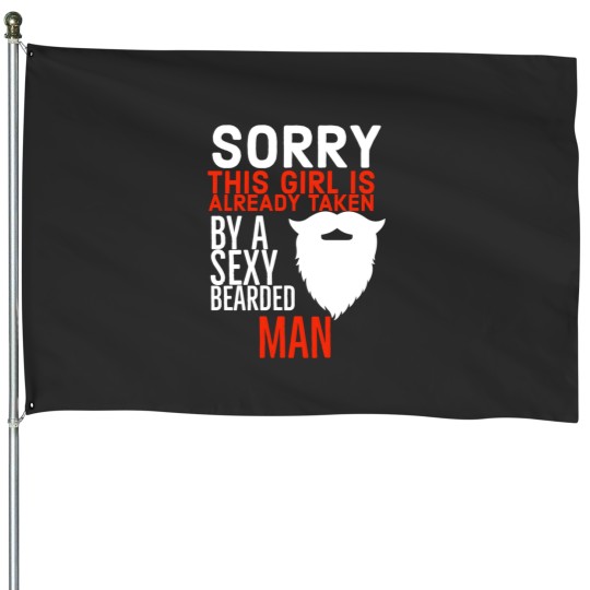Discover Sorry This Mustache Is Taken  (4) House Flags
