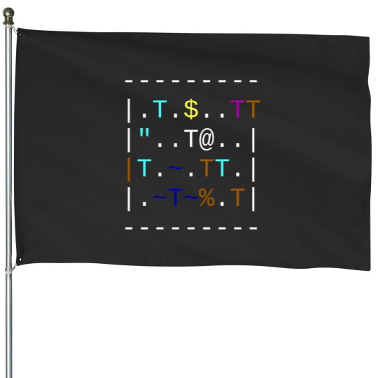 Discover Trolled By Trolls Ascii House Flags