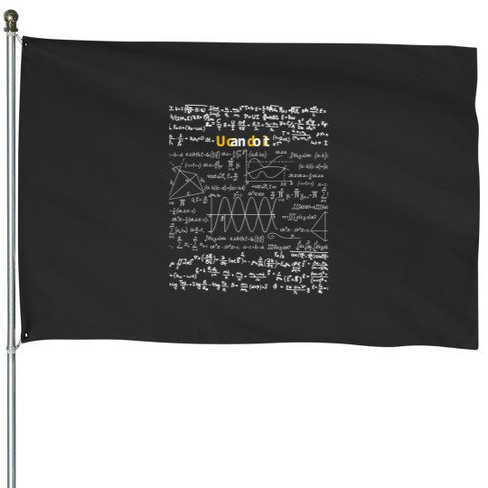Discover U Can Do It House Flags