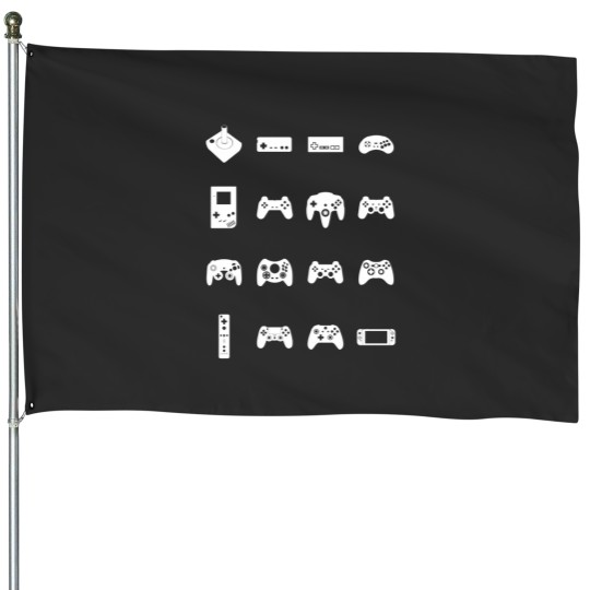 Discover Evolution Of Gaming White 1 House Flags