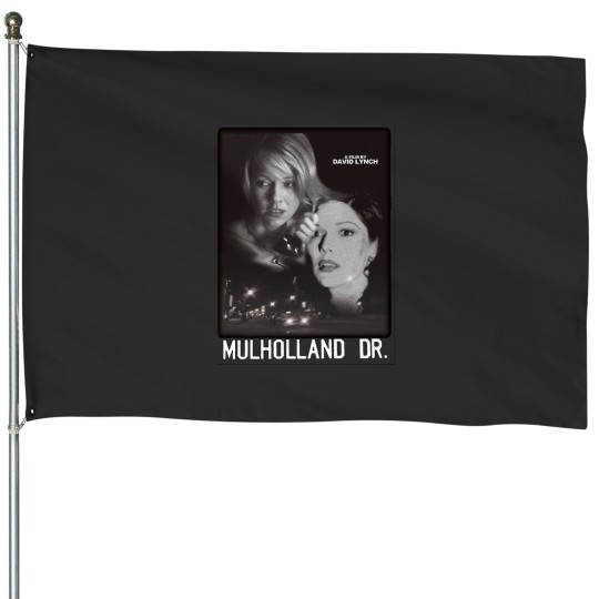 Discover Mulholland Drive dir. David Lynch Alternative Poster House Flags